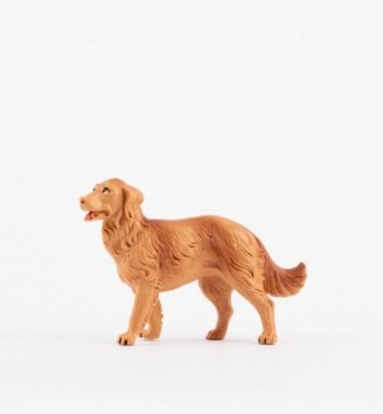 Pies do szopki w tradycyjnym kolorze wys. 19 cm