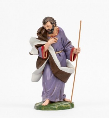 Święty Józef do szopki w tradycyjnym kolorze wys. 30 cm