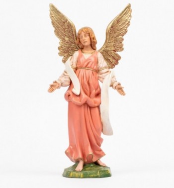 Stojący aniołek do szopki w tradycyjnym kolorze wys. 30 cm