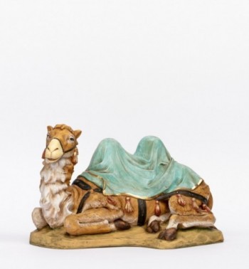 Siedzący wielbłąd z żywicy do szopki wys. 52 cm