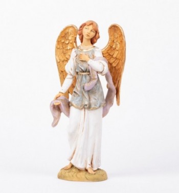 Stojący aniołek z żywicy do szopki wys. 52 cm