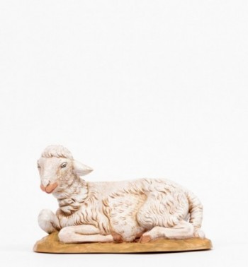 Siedząca owieczka do szopki wys. 45/52 cm