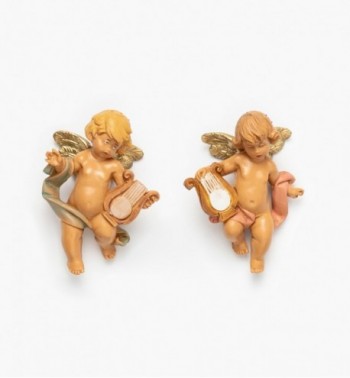 Aniołki z lirą (996-7) wys. 7 cm