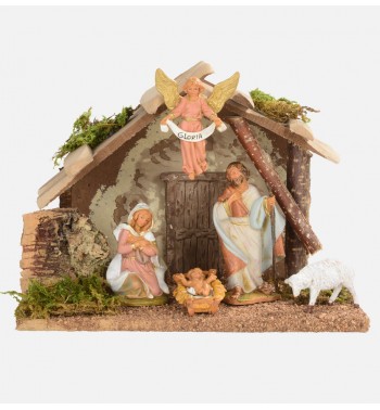 Stajnie nr 39/L z 5 elementami do szopki wys. 9,5 cm